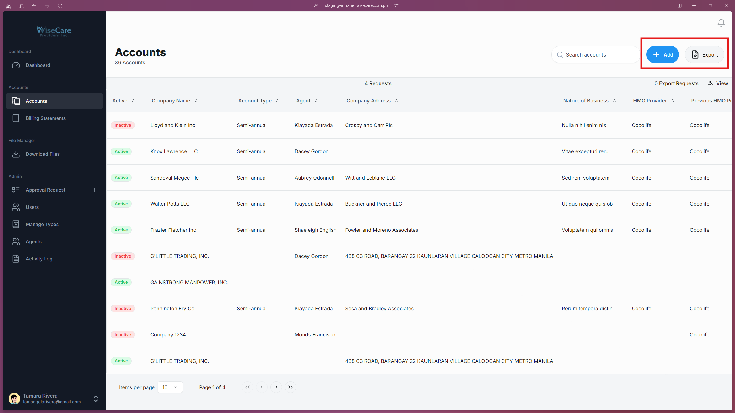 Account Buttons Account Buttons