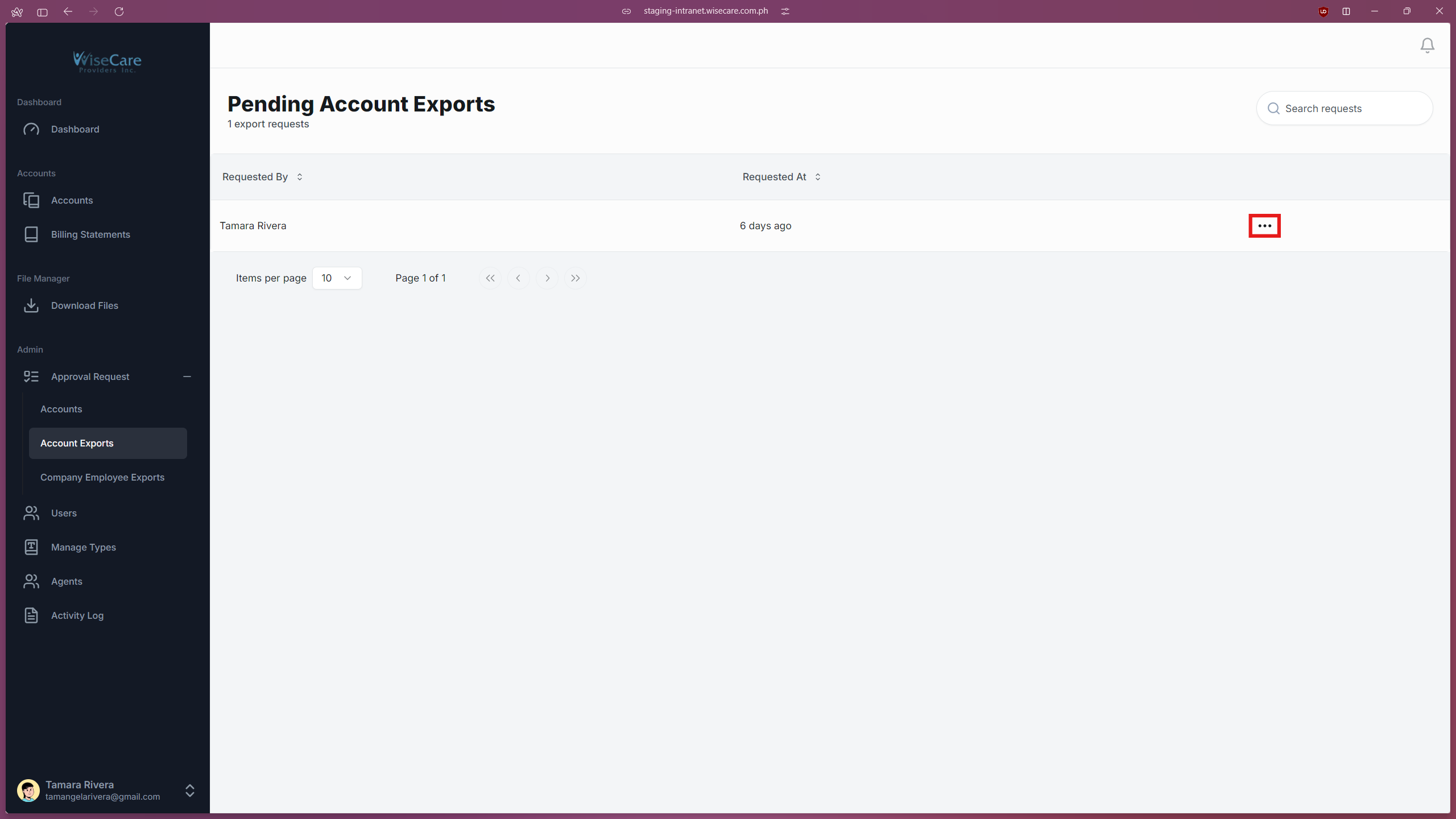 Account Exports Three Dots Icon Account Exports Three Dots Icon