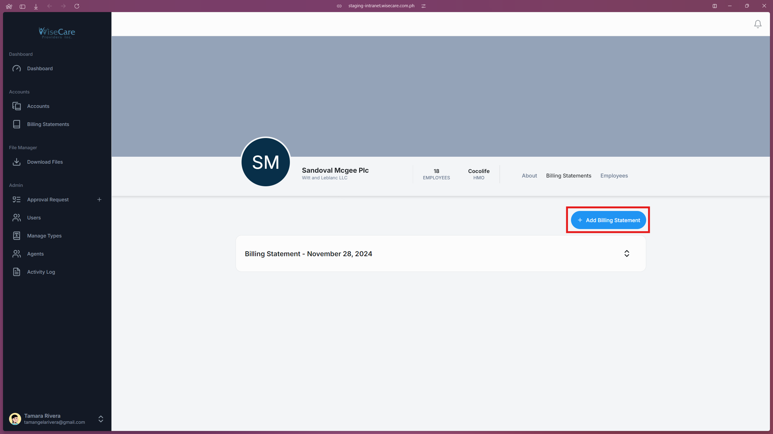New Billing Statement New Billing Statement