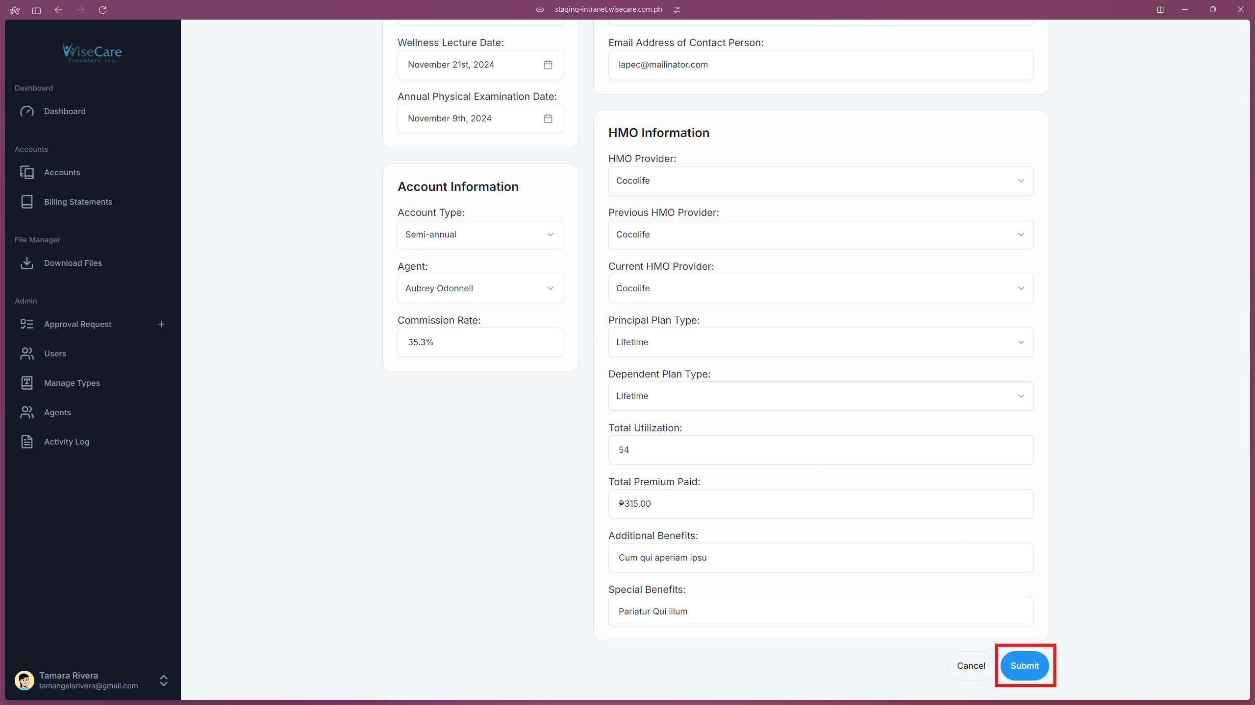 Company Profile Submit Company Profile Submit